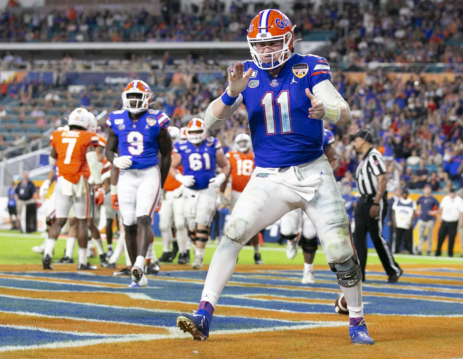 Florida QB Kyle Trask, 16-1